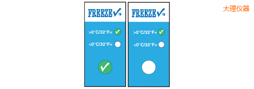 大理溫度指示標簽 冷凍檢查 Thermolabels